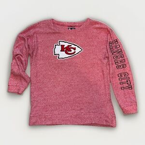 Kansas City Chiefs Long Sleeve Cotton Women’s Medium Red Sweater NFL Streetwear